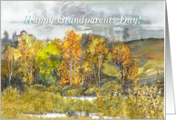 Autumn day grandparents! card