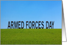 For Armed Forces Day Thank You for Guarding Our Skies and Borders card