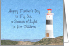 Happy Mother’s Day to My Sis Who is Beacon of Light to Her Children card