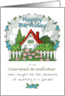 Grandfather’s Birthday You Taught Me Pleasure of Working in Garden card