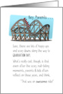 Congratulations Parents Graduation Roller Coaster Ride Was Awesome card
