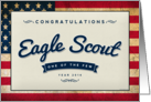 Congratulations Eagle Scout, One of the Few, 2014 card