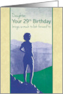 Daughter’s 29th Birthday with Female Hiker on Mountaintop at Sunrise card
