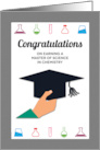 Graduation Congratulations for M.S. in Chemistry card