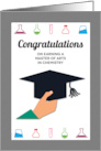 Graduation Congratulations for Master of Arts in Chemistry card