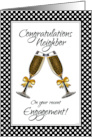 Congratulations Neighbor on Your Recent Engagement card