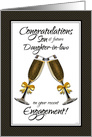 Congratulations Son and Future Daughter-in-law on Your Engagement card