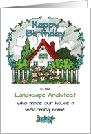 Happy Birthday to Landscape Architect From Both of Us card