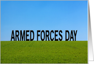 For Armed Forces Day Thank You for Guarding Our Skies and Borders card