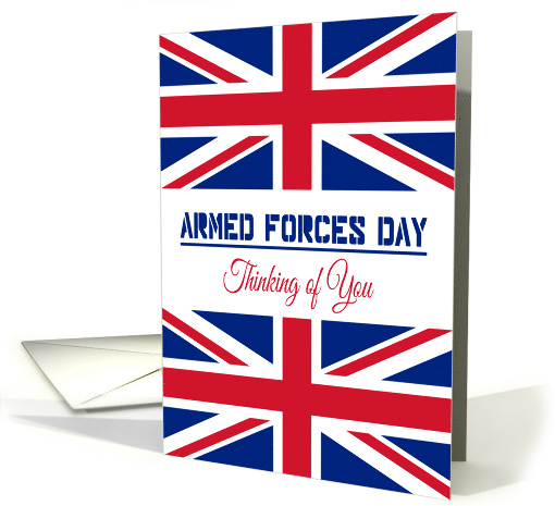 Thinking of You on United Kingdom's Armed Forces Day card (1078648)