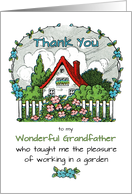 Thank You Grandfather for Teaching the Pleasure of Working in a Garden card