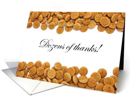Dozens of Thanks for Delicious Gift of Cookies card (1202974)