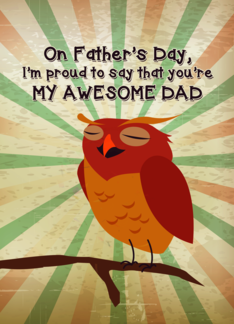 For My Awesome Dad...