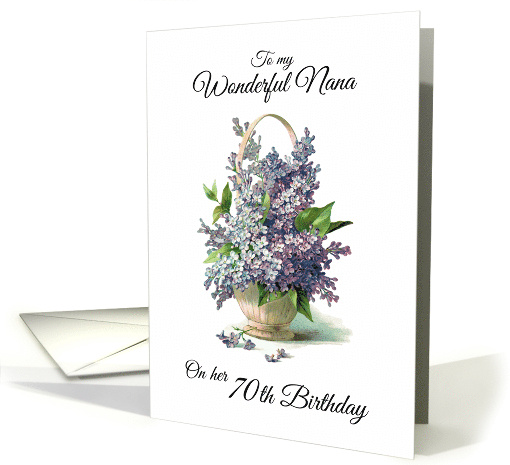Nana's 70th Birthday with Lilacs and Love Joy and... (1295484)