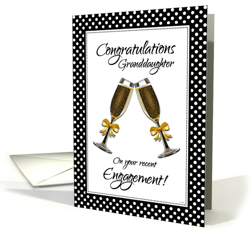 Congratulations Granddaughter on Your Recent Engagement card (1369388)