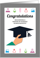 Graduation Congratulations for Master of Science inBiochemistry card