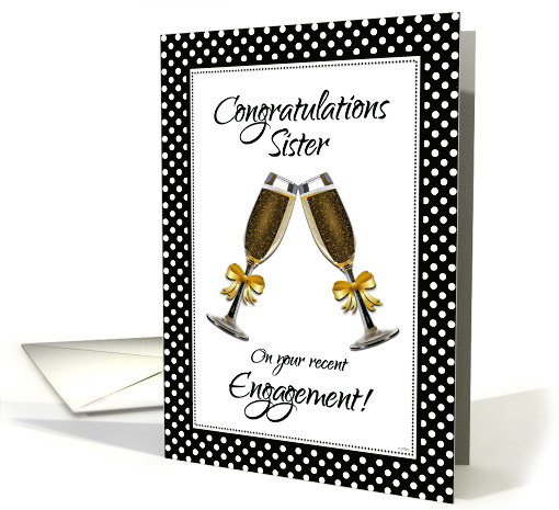 Congratulations Sister on Your Recent Engagement with... (1400856)