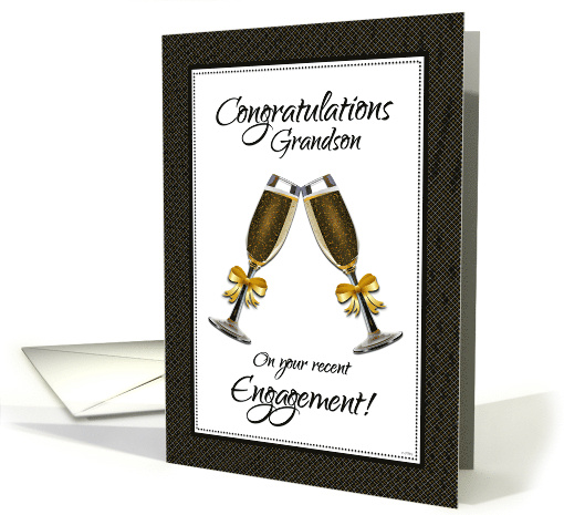Congratulations Grandson on Your Recent Engagement card (1401224)