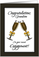 Congratulations on Engagement Cards for Grandson from Greeting Card