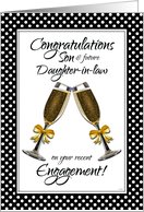 Congratulations Son and Future Daughter-in-law on Your Engagement card