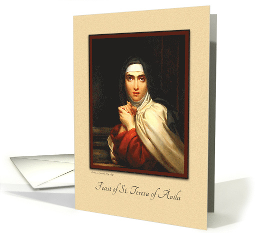 Feast of St. Teresa of Avila with Portrait of Carmelite... (1403840)