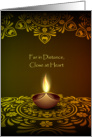 Thinking of You during Diwali While Far in Distance Close at Heart card