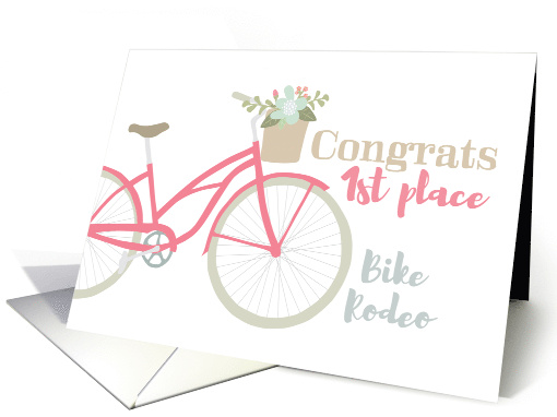 Congrats for First Place in Bicycle Rodeo with Pink Bike... (1407854)