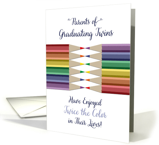 Graduation Congratulations for Parents of Twins for Any... (1477788)