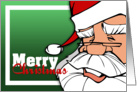 Merry Christmas from Santa card
