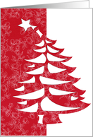 Christmas tree card