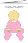 Congratulations on the Birth of Your Granddaughter card