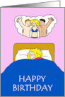 Happy Birthday Bedroom Fantasy Humor for Her Cartoon Fun card