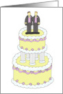 Civil Partnership Wedding Anniversary for Him Gay Male Couple card