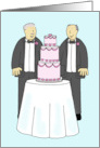 Civil Union or Wedding Congratulations Older Male Couple card