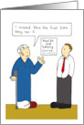 Get Well Soon Man Missed Health and Safety Course Cartoon Humor card