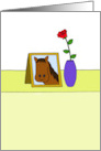 Sad Loss of Your Horse Bereavement Cartoon card