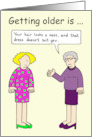 Getting Older Birthday Humor Mother Speaking Her Mind to Daughter card