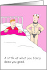 Funny Doctor and Patient Cartoon Sexy Gay Male Valentine card