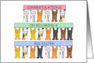 Congratulations on Becoming a Big Sister Cartoon Cats card