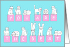 Romantic White Cat Lover’s Valentine Cute Cartoon Cats card