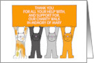 Thank You to Participants in Charity Walk or Run to Customize card