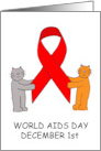 December 1st World AIDS Day Blank Inside card