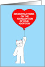 Congratulations on Finalization of Your Adoption American Spelling card