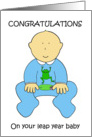 Congratulations Leap Year Baby February 29th card