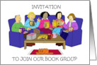 Welcome to Our Book Group Reading Group Cartoon Group card