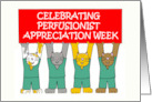 Celebrating Perfusionist Appreciation Week Cats Wearing Scrubs card