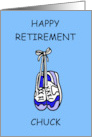 Happy Retirement Chuck Cartoon Training Shoes card