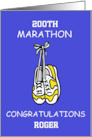 Multiple Marathons Congratulations to Customize Any Name and Number card