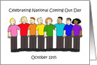 Celebrating National Coming Out Day October 11th card