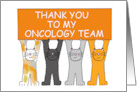 Thanks to Oncology Team Leukaemia Support Color Orange card